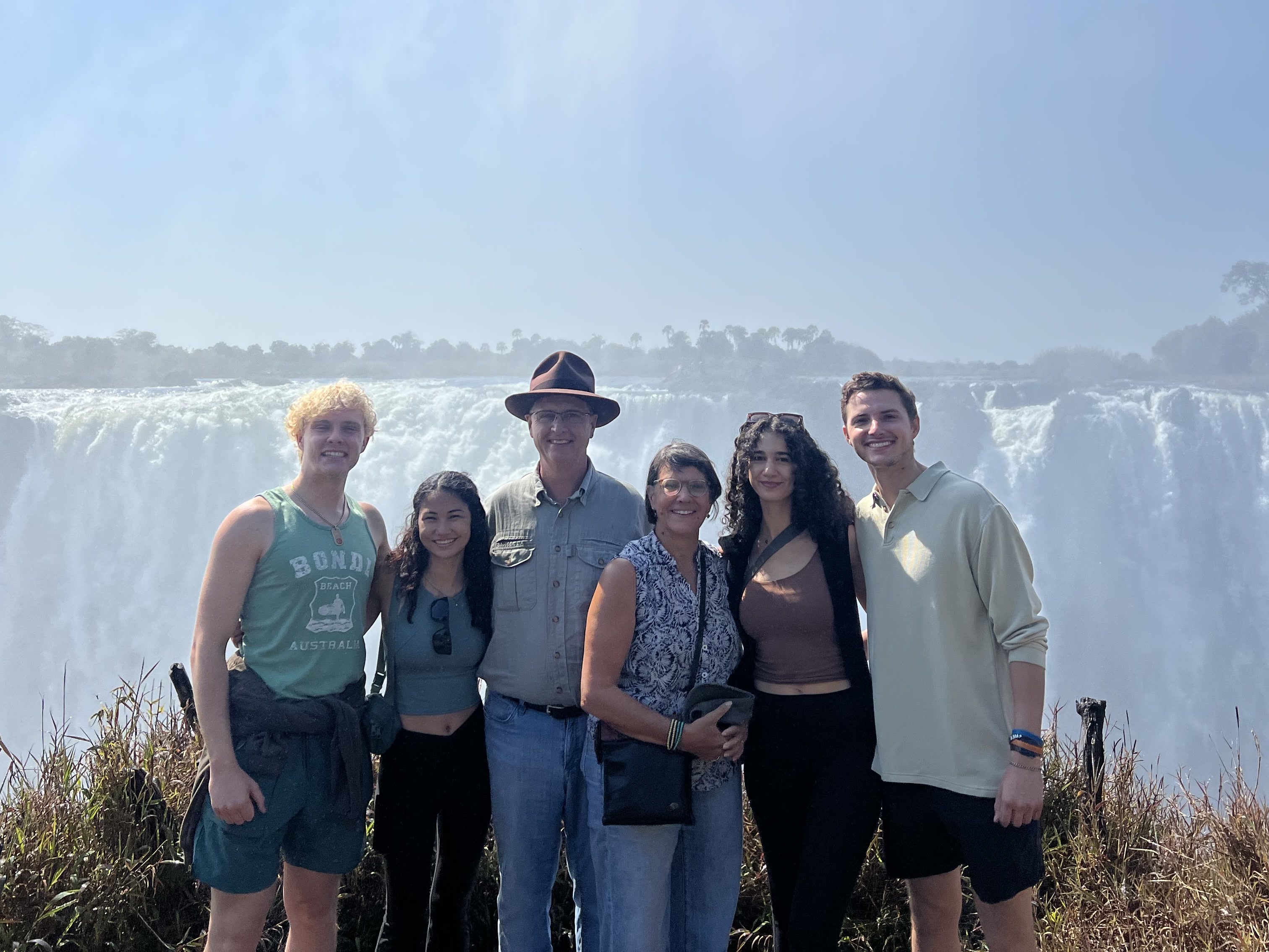 The Summers family on a trip